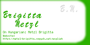 brigitta metzl business card